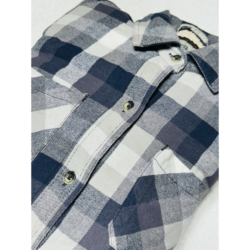Legendary Whitetails Open Country Sherpa Lined Flannel Shirt Jacket Women's M
